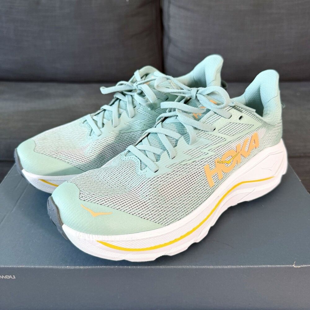 Hoka One One Challenger 8 Jade Cosmic Green Trail Running Shoes Women's 10D Wide - Picture 2 of 12